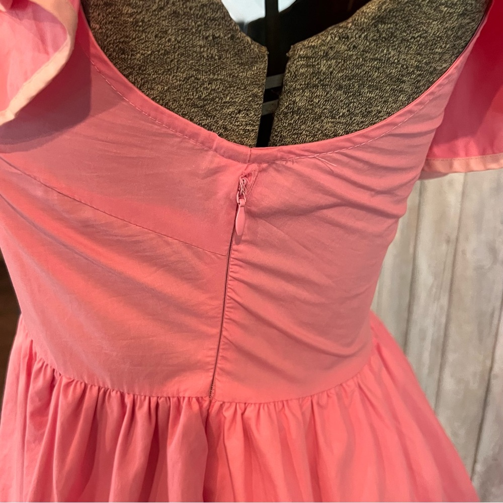 Pink Ruffled Tiered Dress - Picture 6 of 7